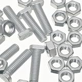 from Greenhouse Warehouse GREENHOUSE EXTRA LONG CROPPED HEAD BOLTS & NUTS - PACK OF 15