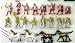 Roman SPQR Warriors Figure Playset (16 Warriors w/Shields, 4 Horses & Weapons) (Bagged) 1/32 BMC_s-1