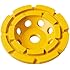 DEWALT DW4775 7-Inch Double Row Diamond Cup Grinding Wheel Blister