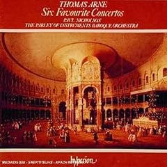 Arne: Six Favourite Concertos (English Orpheus Vol 7) /Nicholson � Parley of Instruments