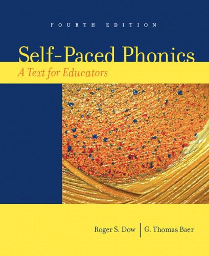 Self-Paced Phonics: A Text for Educators (4th Edition) under Phonetics & Phonics in The Books Store
