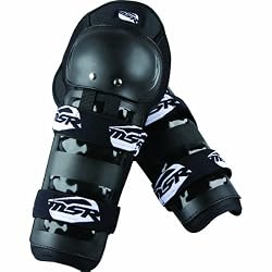 MSR Racing Gravity Adult Knee/Shin Guard MotoX Motorcycle Body Armor - Black