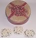 Scott's Cakes 1 lb. Dark Chocolate Covered Pretzel with White Chocolate Chips in a Red Bow Tin