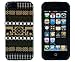 DandyCase 2in1 Hybrid High Impact Hard Elephant Aztec Tribal Pattern + Black Silicone Case Case Cover For Apple iPhone 5S & iPhone 5 (not 5C) + DandyCase Screen Cleaner