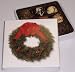 Scott's Cakes Cocoa Covered Dark & White and Dark & White Chocolate Truffles 1/2 Pound Wreath Box