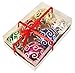 6pk 80mm Shatterproof Assorted Swirling Ball Ornaments