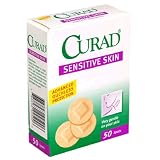 Curad Sensitive Skin Bandages, Spots, 50 bandages (Case pack of 24)