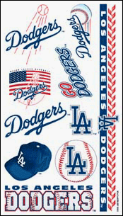 MLB Temporary Los Angeles Dodgers Tattoo