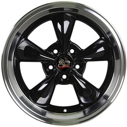 17' Mustang (R) Bullitt Style Replacement Rim Black 17x10.5