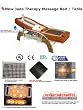 Massage Table FAR Infrared Jade Heat - Spinal Traction Therapy - 5 Heated Jade Rollers - Electric Tilt Bed New