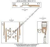 Audi A4 Dash Trim Kit 02-04 - 36 pieces - Chrome