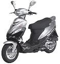 REX Scooter Mofa-Roller RS 460 25km/h 50ccm silber/schwarz