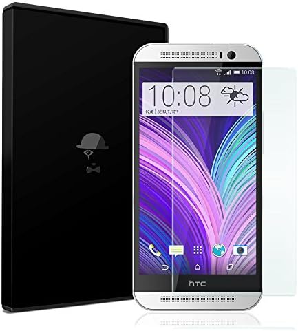MIME Ghost Glass Screen Protector for HTC One M8 (9H Hardness) - Rounded Edges with Oleophobic Coating