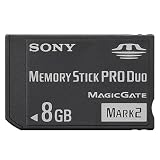 New 8GB 8G 8 GIG Genuine Sony MS Pro Duo Memory Stick Card For Sony Cybershot Cyber-shot DSC N1, HX1, S90/80/40/650/600/950/60, H1,L1,P8,R1,A850,T5,T30/3/20/100/900,P100/41/43/32/92/93/12/73/72/52/120,H2/5/20/9,M1,F88,FX77, F77,N2,V3 Digital Camera