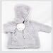 Baby : Barefoot Dreams CozyChic Infant Hoodie Size: Large Hoodie Color: Blue