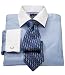 Traveler Pinpoint Solid Spread Collar,French Cuff Dress Shirt