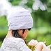 Toubaby Little Girls Crochet Hats Winter Fashion Knitted Hat 0-4t (0-12M, white)