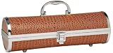 Croc Wine Purse Brown