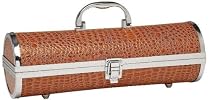 Croc Wine Purse Brown