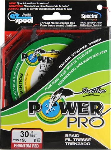Power Pro 30 -Pounds - 150 yard Red