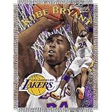 Kobe Bryant Los Angeles Lakers Woven Tapestry Throw