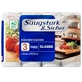 Saugstark & Sicher K�chent�cher 3-lagig, 4er Pack (4 x 4 Rollen)
