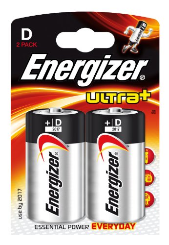 Energizer Ultra+ Alkaline Batterie D Mono 2er Pack