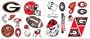 RoomMates RMK1059SCS University of Georgia Peel & Stick Wall Decals