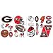 RoomMates RMK1059SCS University of Georgia Peel & Stick Wall Decals