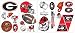 Sporting Goods : RoomMates RMK1059SCS University of Georgia Peel & Stick Appliques