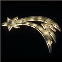 FL-345-SL | CLEAR SHOOTING STAR SILHOUETTE | CHRISTMAS WINDOW LIGHTS | 19 CLEAR BULBS WITH A 1.5M LEAD LENGTH | DECORATION IDEAS AROUND THE HOME