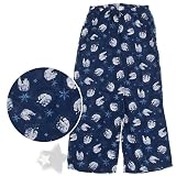 Polar Bear and Snowflake Pajama Pants for Boys
