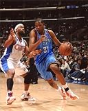 Kevin Durant Autographed/Hand Signed Dribbling 8x10 Photo