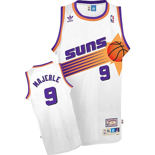 Dan Majerle Jersey: adidas White Throwback Swingman #9 Phoenix Suns Jersey. Price: $80.00. Sale Price: $75.99