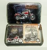 Harley Davidson Dyna Super Glide Motor Cycles Playing Cards 2 Deck Lot in Limited Edition Collectors Tin