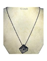 Couturechics Sterling Silver 65.01Ct Crystal Natural Diamond Pave Spider Web Pendant Necklace Handmade Fashion Jewelry