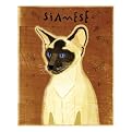 Siamese framed print - John Golden 12x15