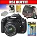 Canon Digital Rebel XSi 12MP Digital SLR Camera with EF-S 18-55mm f/3.5-5.6 I...