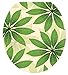 Toilet Tattoos TT-1111-R Floating Leaves Design Toilet Seat Applique, Round