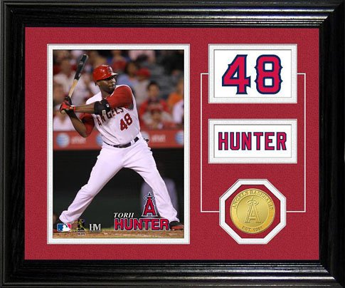 Highland Mint MLB Los Angeles Angels Torii Hunter Player Pride Desktop Photo Mint