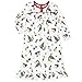 Peanuts Snoopy Little Girls Christmas Granny Gown Nightgown (L (10-12), Christmas White)