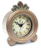 Infinity Instruments The Meridian - Metal Alarm Clock (Tarnished Copper Finish)