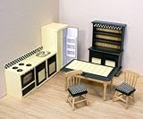 Melissa & Doug Deluxe Doll-House Kitchen Furniture