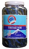 Yamamotoyama Teriyaki Nori Seaweed Family Size, 4.14-Ounce Bottles (Pack of 2)