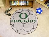 Oregon Ducks Soccer Ball Floor Rug Mat