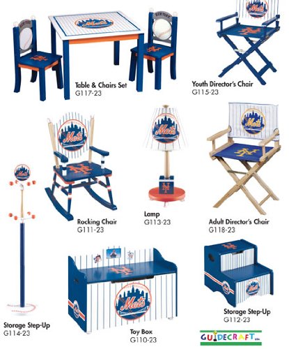 Major League Baseball New York Mets Table Lamp
