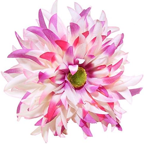 OUYAD 4 Inch Spider Gerbera Daisy Flower Hair Claw Light Purple