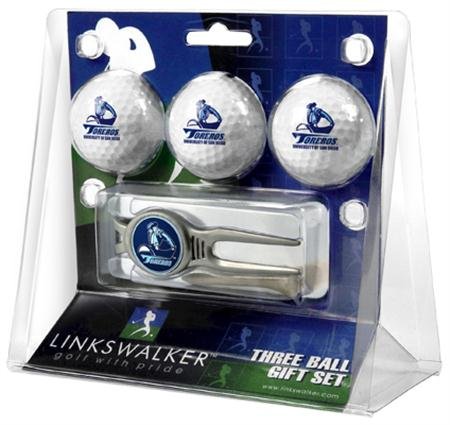 San Diego Toreros Usd Ncaa Kool Tool 3 Golf Ball Gift Packs