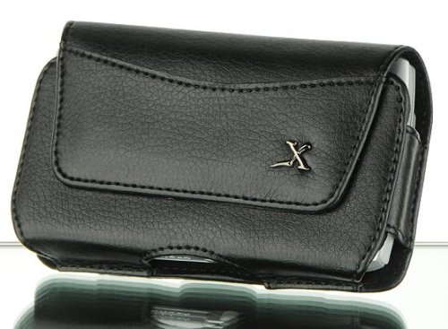 New Premium Executive High Quality Leather Pouch Protective Carrying Case Cover Holster with Belt Clip