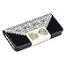 ABC(TM) Black Fashion Girl Woman Fresh Sweet Cute Flip Wallet Leather Case Cover for Iphone 5s 5 5th